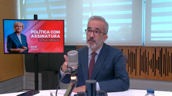 Imagem de Paulo Rangel, Ministro de Estado e dos Negócios, no “Política com Assinatura”